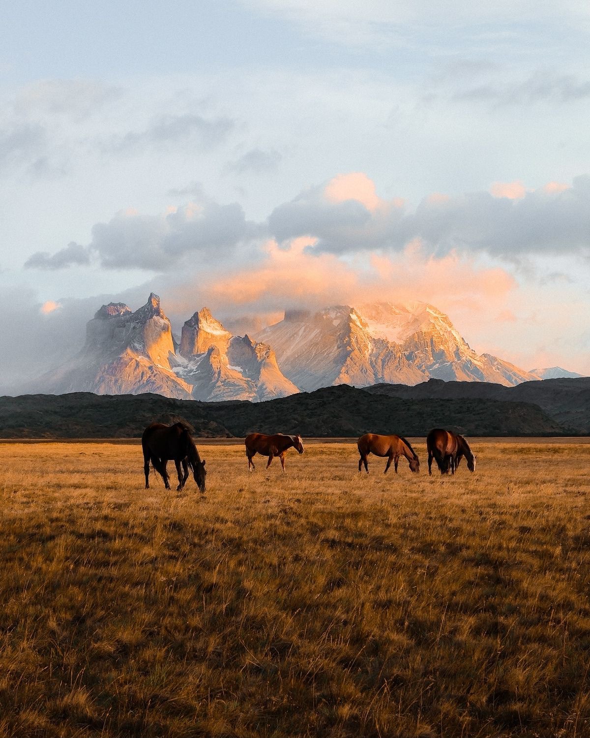 Atardecer en la Patagonia